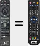 T&eacute;l&eacute;commande pour remplacer AKB37026853