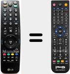 Télécommande pour remplacer AKB69680430
