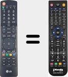 T&eacute;l&eacute;commande pour remplacer AKB72915217