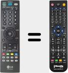 Télécommande pour remplacer AKB73655808