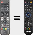 Télécommande pour remplacer AKB76040301