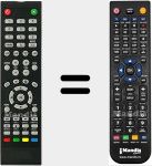 T&eacute;l&eacute;commande pour remplacer AKA006