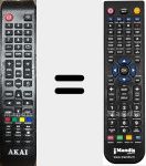 Télécommande pour remplacer AKTV4329M SMART