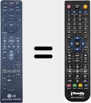 Télécommande pour remplacer AKB37026839