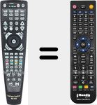 T&eacute;l&eacute;commande pour remplacer AVR 3500