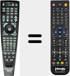 T&eacute;l&eacute;commande pour remplacer AVR3000