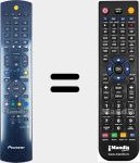 Télécommande pour remplacer AXD1532