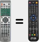 T&eacute;l&eacute;commande pour remplacer AXD7366