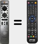 T&eacute;l&eacute;commande pour remplacer NS03E (AXD7368)