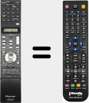 T&eacute;l&eacute;commande pour remplacer AXD7521