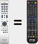 T&eacute;l&eacute;commande pour remplacer AXD1509