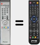 T&eacute;l&eacute;commande pour remplacer AXD1541