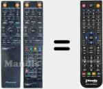 T&eacute;l&eacute;commande pour remplacer AXD7483