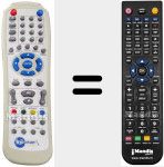 Télécommande pour remplacer REMCON816