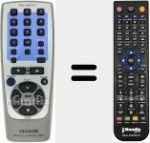 Télécommande pour remplacer RC-AAT 11 (U0051355U)