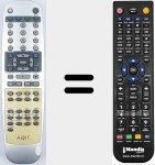 T&eacute;l&eacute;commande pour remplacer Airis004