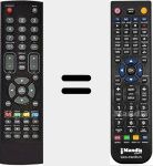 T&eacute;l&eacute;commande pour remplacer MW26BL