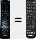 Télécommande pour remplacer AKTV410TSFHD