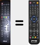 Télécommande pour remplacer Aktv3223 T Smart