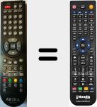 Télécommande pour remplacer RCT-B03