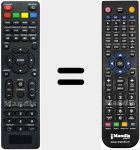 Télécommande pour remplacer AKTV401