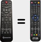 Télécommande pour remplacer Areal 525 v2