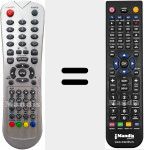 T&eacute;l&eacute;commande pour remplacer B 3210 HD