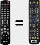 T&eacute;l&eacute;commande pour remplacer BenQ002