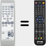 Télécommande pour remplacer RM-SRVNB70 (BI600NB7005S)