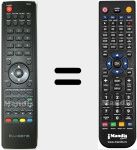 Télécommande pour remplacer RC042
