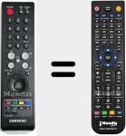 Télécommande pour remplacer BN59-00596A