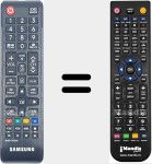 Télécommande pour remplacer BN59-01326A