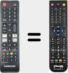 Télécommande pour remplacer BN59-01483C