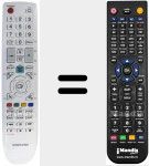 T&eacute;l&eacute;commande pour remplacer BN59-00864A