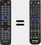 T&eacute;l&eacute;commande pour remplacer TM1060 (BN59-01039A)