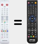 Télécommande pour remplacer TM1250A White (BN59-01178E)