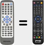 Télécommande pour remplacer BOM002