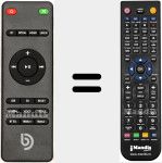 T&eacute;l&eacute;commande pour remplacer DZ6031