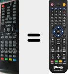 Télécommande pour remplacer DUR18541