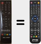 T&eacute;l&eacute;commande pour remplacer BSV2483