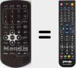 T&eacute;l&eacute;commande pour remplacer Easy Player DVD Dual