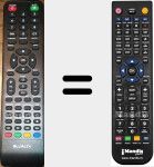 Télécommande pour remplacer BLF32HD-1