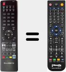 T&eacute;l&eacute;commande pour remplacer RC063