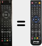 T&eacute;l&eacute;commande pour remplacer TQT32A5BT001