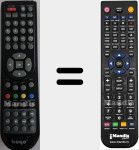 Télécommande pour remplacer BG0024LEDHD