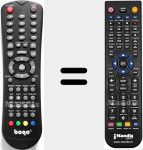 T&eacute;l&eacute;commande pour remplacer BOBG0024LED