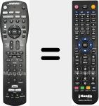 T&eacute;l&eacute;commande pour remplacer 321 GSX