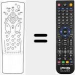 Télécommande pour remplacer MB100