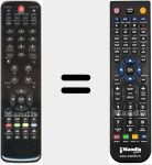 Télécommande pour remplacer HTRD06A