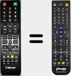 Télécommande pour remplacer EC24Z2
